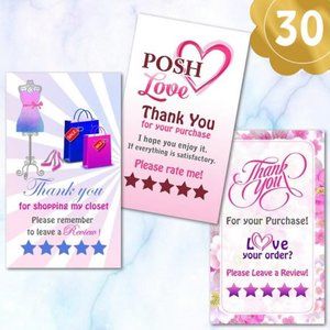 30 Thank you Assorted Cards